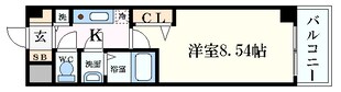 AZURE ESAKAの物件間取画像